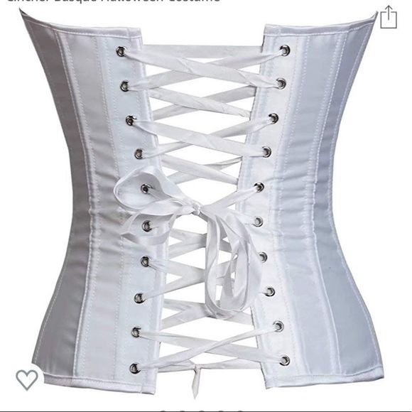 🟣NWOT White Corset Size Small - Picture 3 of 3